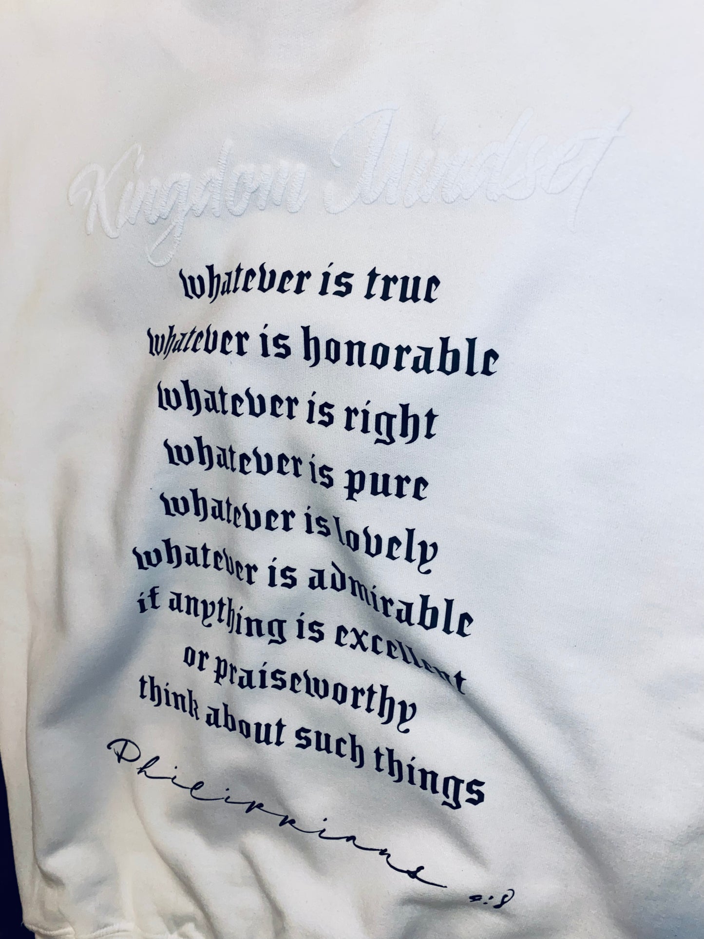 Kingdom mindset - Unisex (FRONT & BACK DESIGNED)